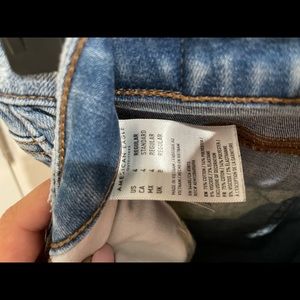 American eagle size for light wash